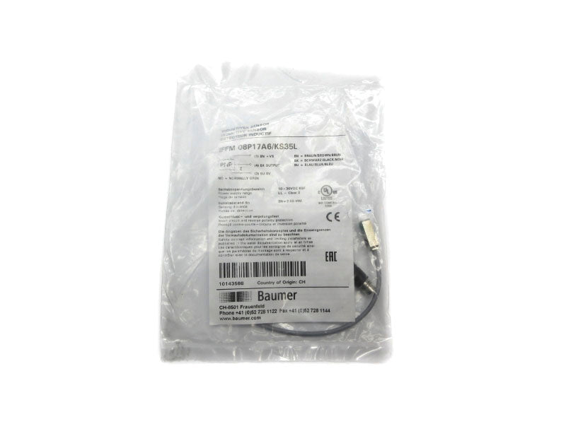 BAUMER IFFM08P17A6/KS35L 10-30VDC NSMP