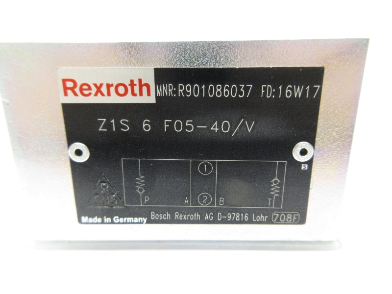 REXROTH Z1S6F05-40/V R901086037 NSNP