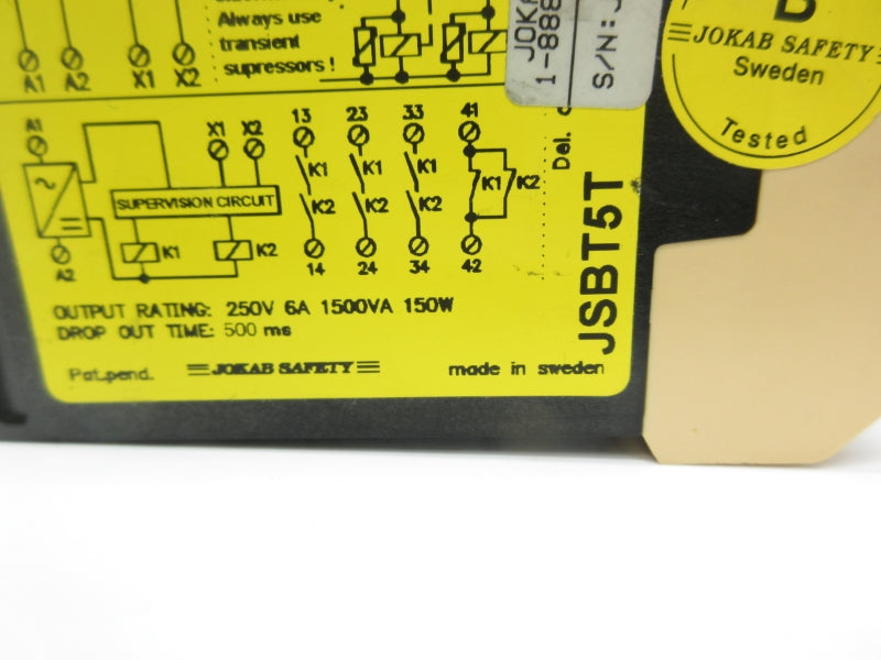 JOKAB SAFETY JSBT5T 250V 6A NSNP