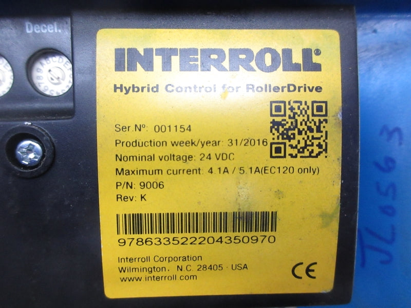 INTERROLL 9006 24VDC 4.1/5.1A UNMP