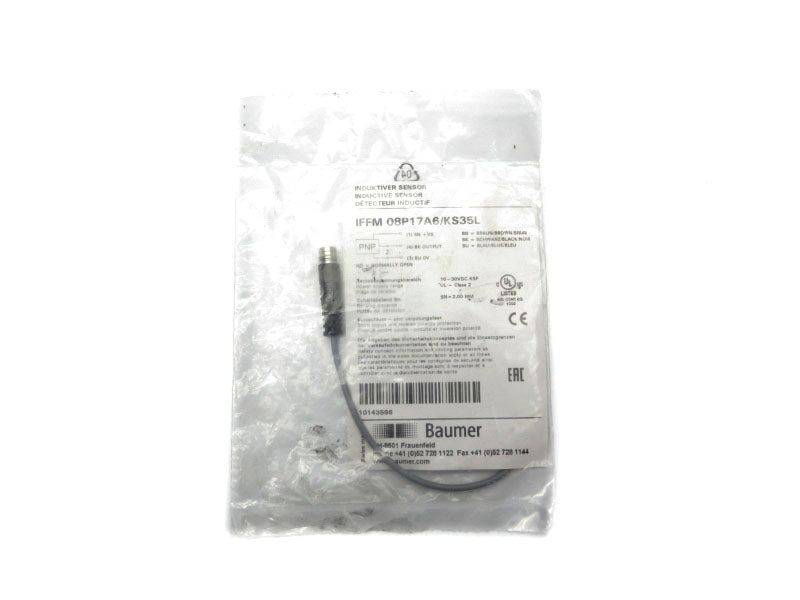 BAUMER IFFM08P17A6/KS35L 10-30VDC NSMP