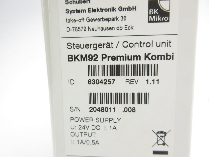 BK MIKRO BKM92 6304257 24VDC 1A NSMP