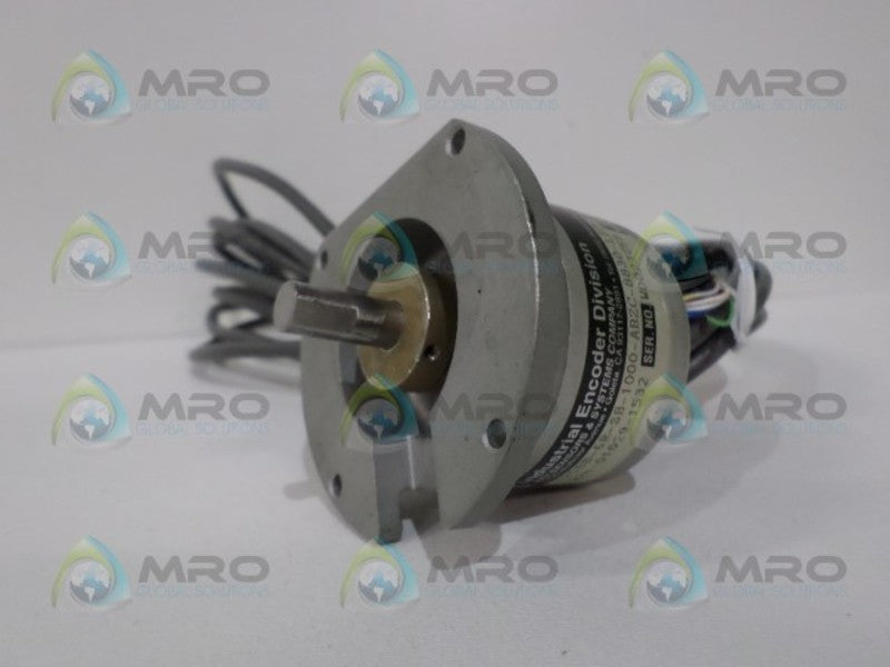 BEI INDUSTRIES E25BB-6R-SB-1000-ABZC-8830-LED-SC240-S ENCODER  UNMP