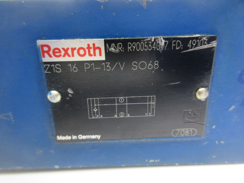 REXROTH Z1S16P1-13/VSO68 R900534047 UNMP