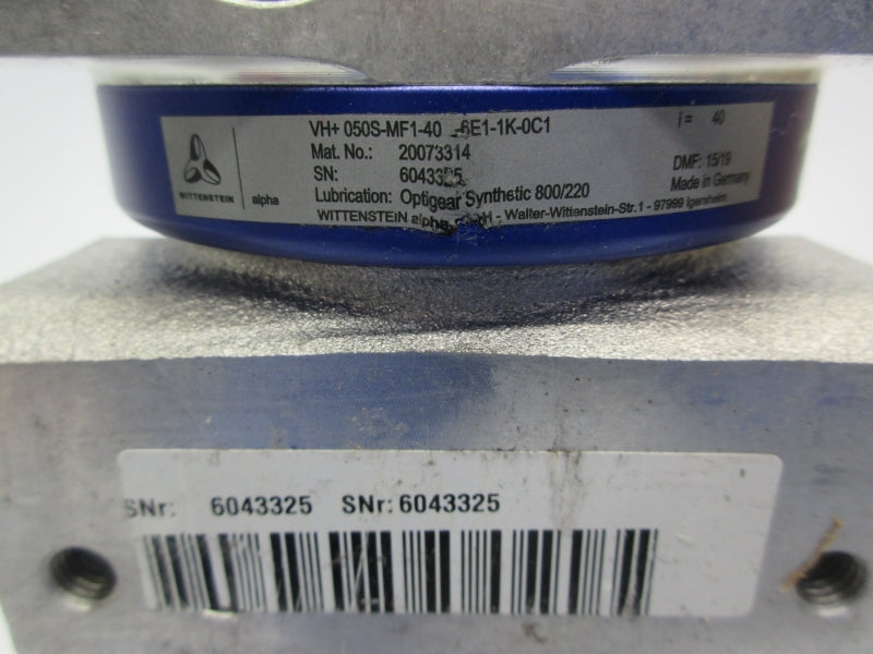 WITTENSTEIN VH+050S-MF1-40-6E1-1K-0C1 20073314 NSNP