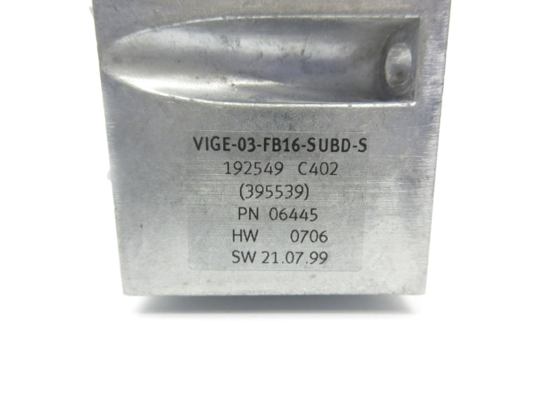 FESTO VIGE-03-FB16-SUBD-S 192549 NSNP