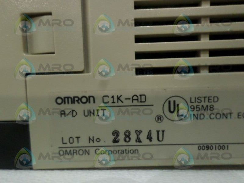 OMRON C1K-AD ANALOG INPUT MODULE (AS PICTURED)  UNMP
