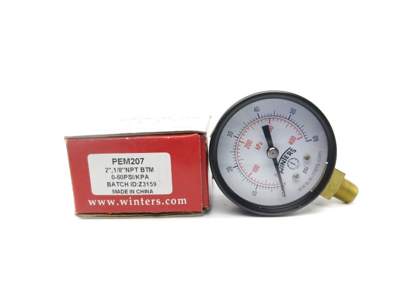 WINTERS PEM207 0-60PSI 2" NSMP