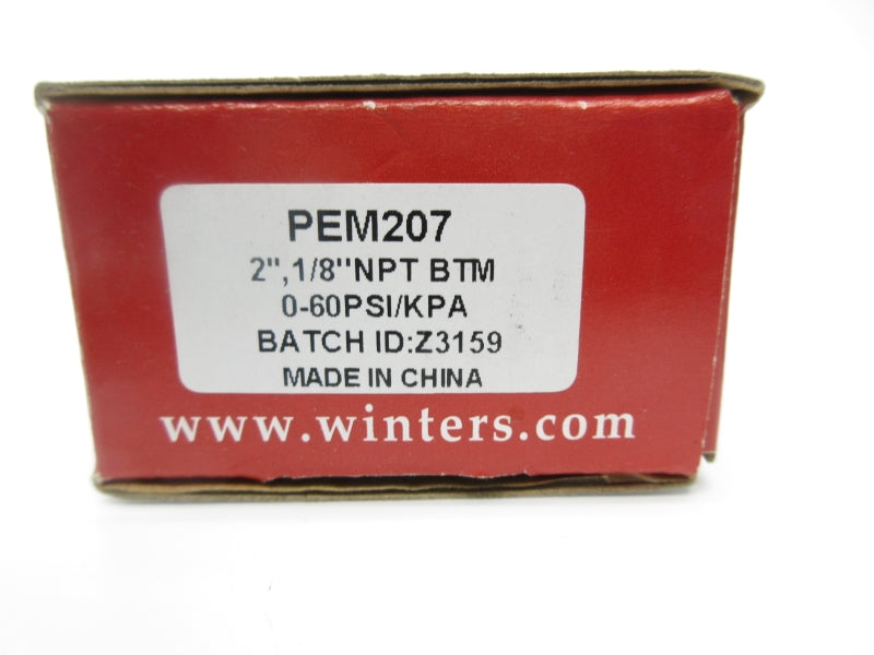 WINTERS PEM207 0-60PSI 2" NSMP