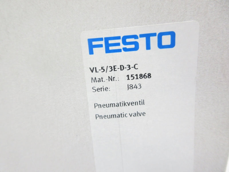 FESTO VL-5/3E-D-3-C 151868 NSMP
