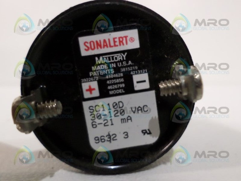 MALLORY SONALERT SC110D TRANSDUCER *NEW NO BOX*