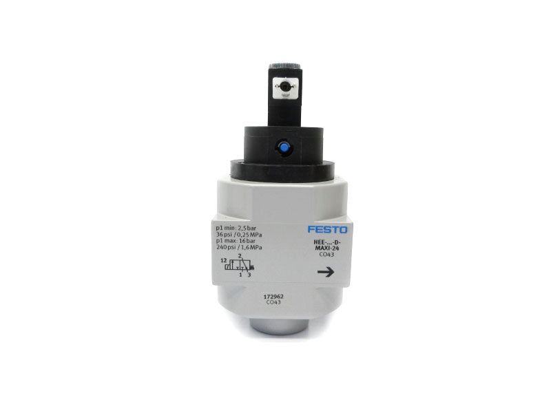 FESTO HEE-D-MAXI-24 172962 21.6-26.4VDC 240PSI NSNP