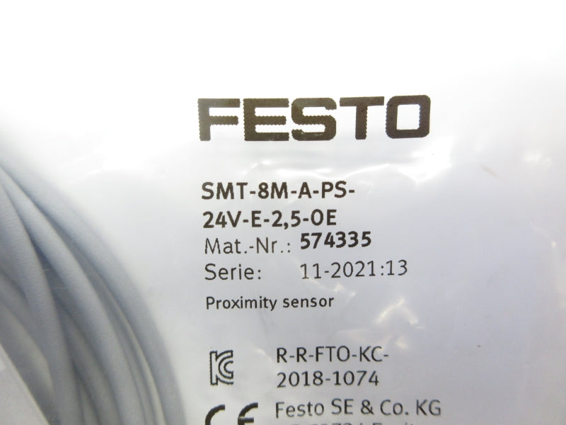 FESTO SMT-8M-A-PS-24V-E-2,5-OE 574335 NSMP