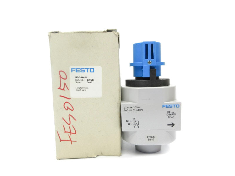 FESTO HE-D-MAXI 170683 240PSI NSMP