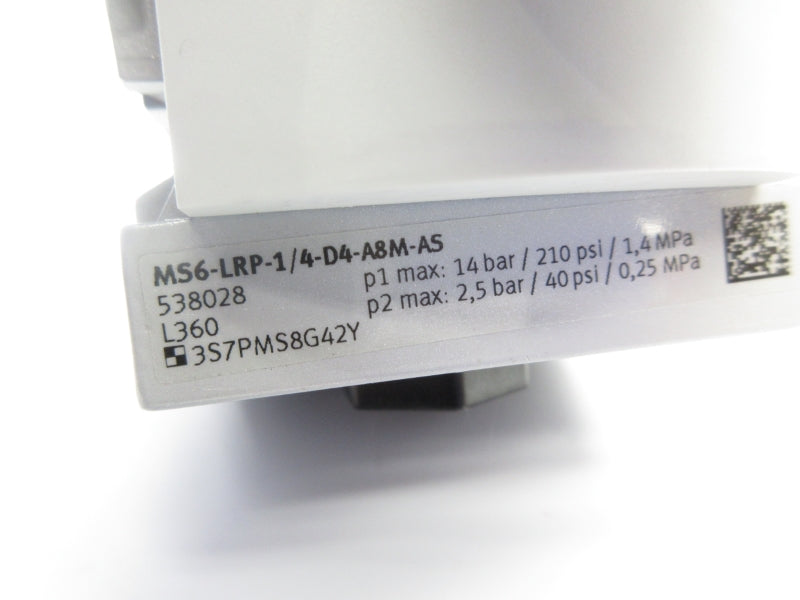 FESTO MS6-LRP-1/4-D4-A8M-AS 538028 210PSI NSNP