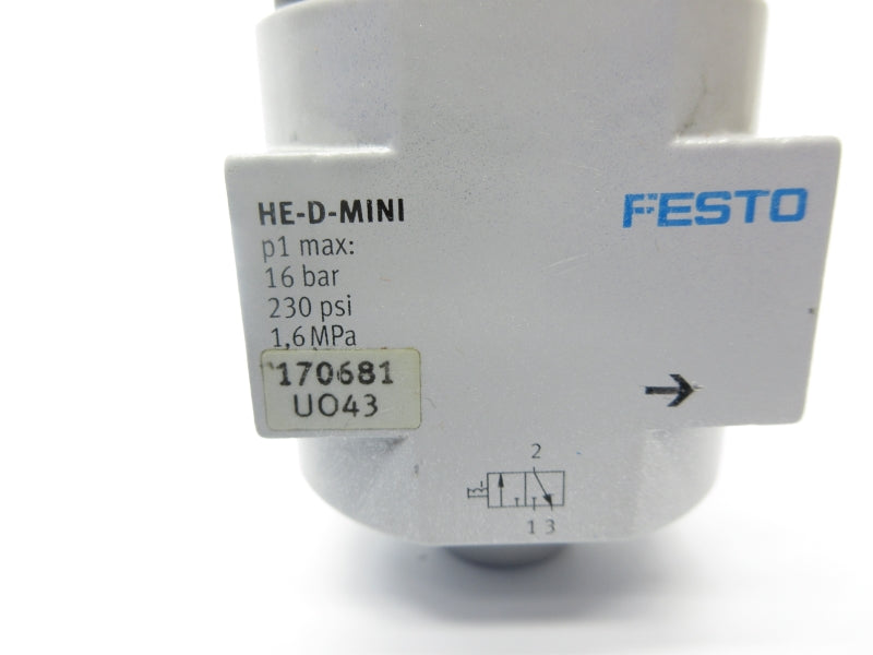 FESTO HE-D-MINI 170681 230PSI NSNP
