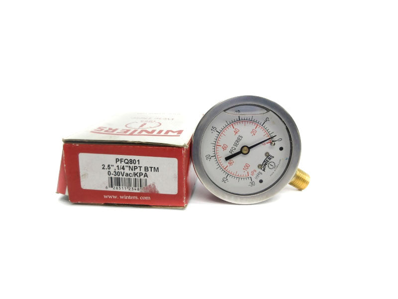WINTERS PFQ801 0-30VAC 2.5" NSMP