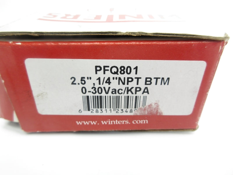 WINTERS PFQ801 0-30VAC 2.5" NSMP