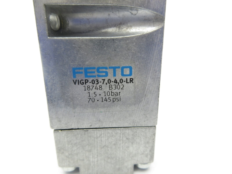 FESTO VIGP-03-7.0-4.0-LR 18748 70-145PSI (AS PICTURED) NSNP