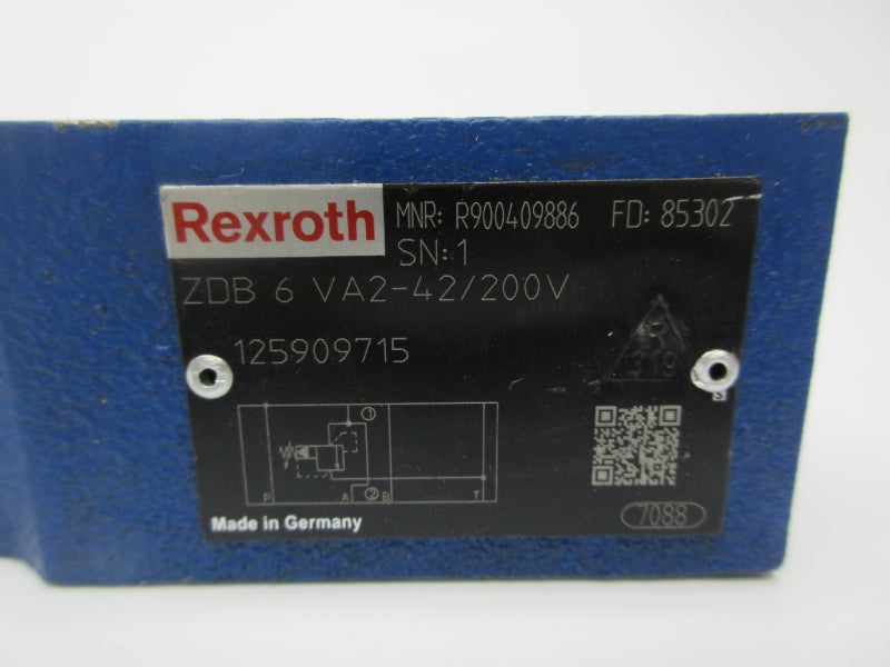 REXROTH ZDB6VA2-42/200V R900409886 NSNP