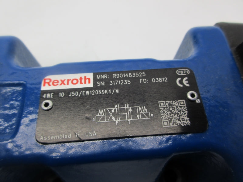 REXROTH 4WE10J50/EW120N9K4/M R901483525 120V NSNP