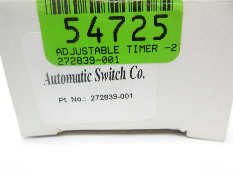 AUTOMATIC SWITCH 272839-001 24-240VAC/DC 1A 2-4S/0.5-45MIN NSMP