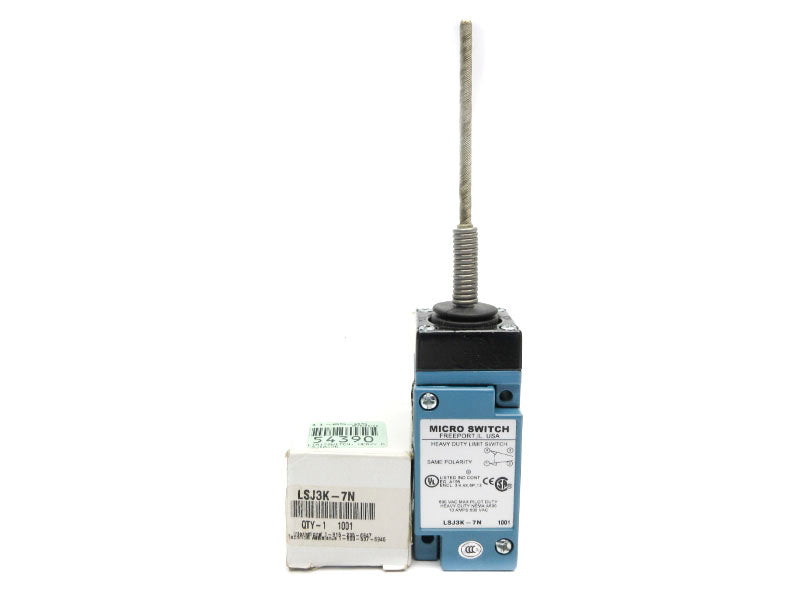 MICRO SWITCH LSJ3K-7N 600VAC 10A NSMP