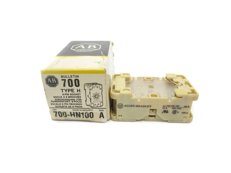 ALLEN BRADLEY 700-HN100 SER. A 300VAC 10A (BK/YL) NSMP