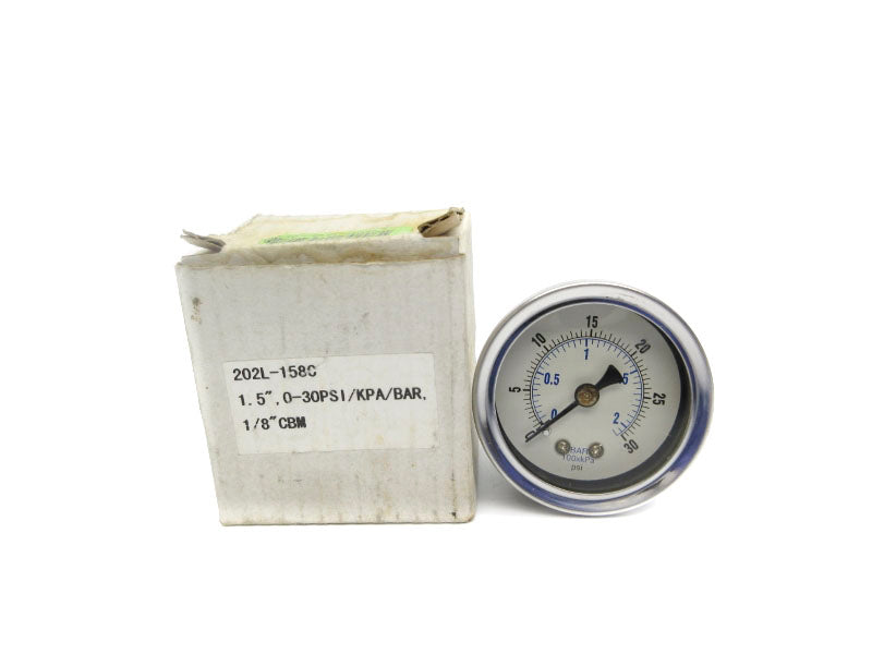 INDUSTRIAL MRO 202L-158C 0-30PSI 1.5" NSMP