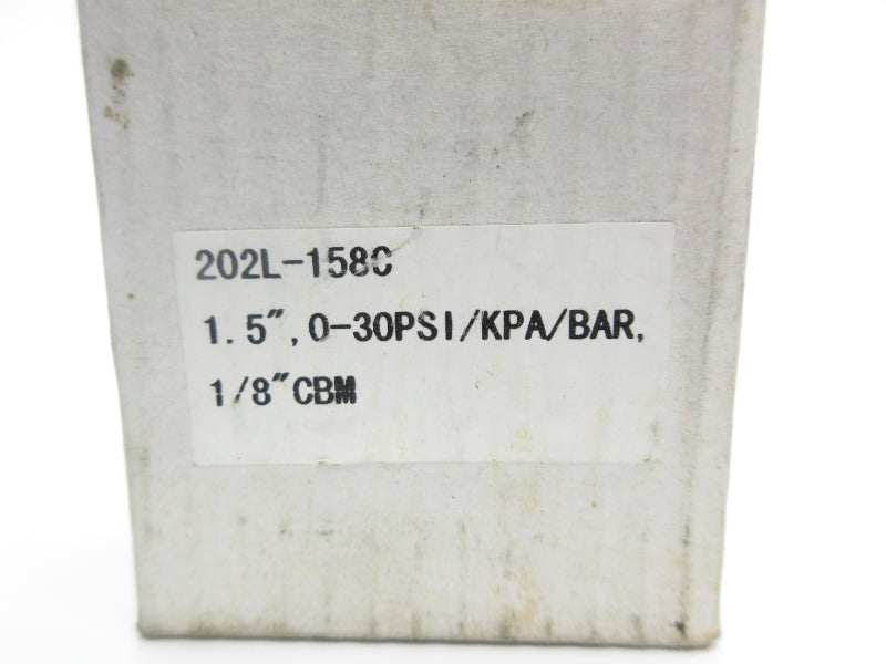 INDUSTRIAL MRO 202L-158C 0-30PSI 1.5" NSMP
