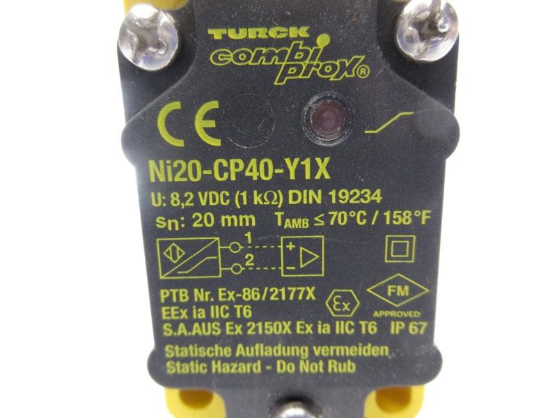 TURCK NI20-CP40-Y1X 8.2VDC NSNP