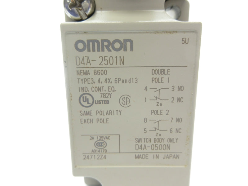 OMRON D4A-2501N 125VAC 2A NSNP