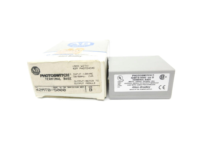 ALLEN BRADLEY 42MTB-5000 SER. B 120VAC (GY/BL) NSMP