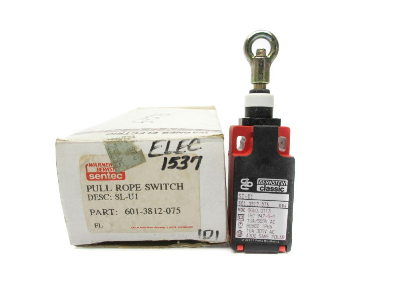 WARNER BERNSTEIN 601-3812-075 500VAC 10A NSMP