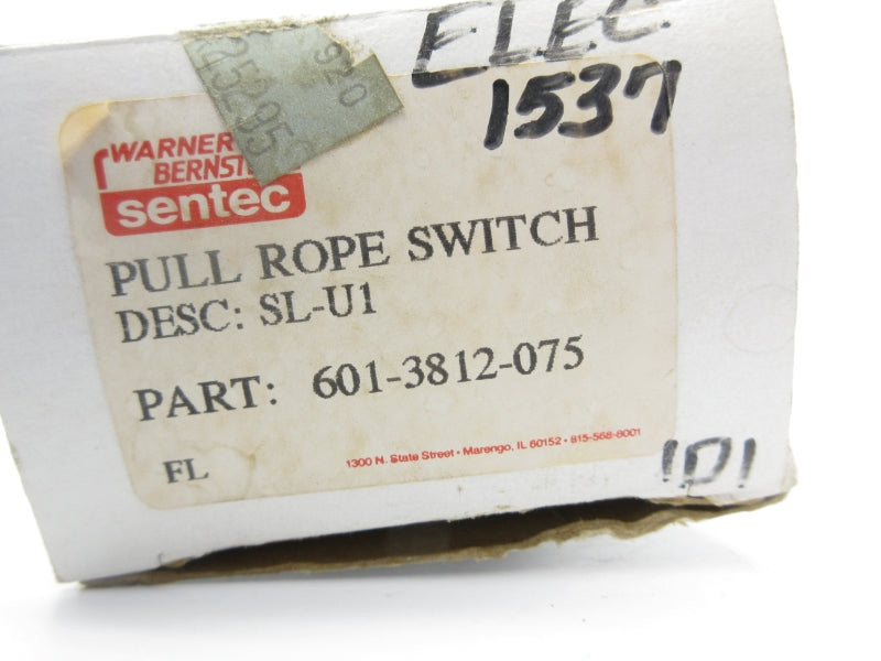 WARNER BERNSTEIN 601-3812-075 500VAC 10A NSMP