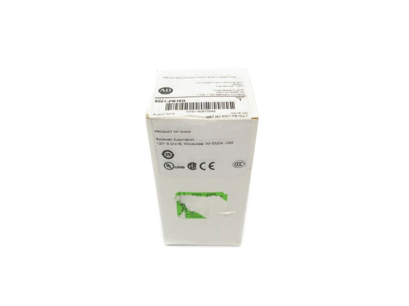 ALLEN BRADLEY 800T-PB16G SER. T 120VAC (WH) NSFS