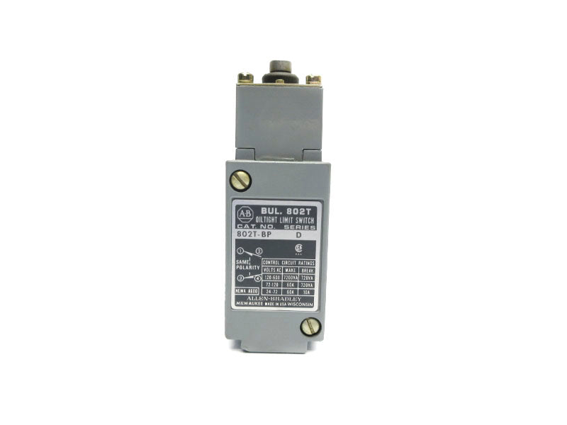 ALLEN BRADLEY 802T-BP SER. D 120-600VAC 60A NSNP