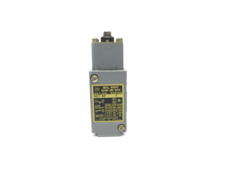 ALLEN BRADLEY 802T-BP SER. F 120-600VAC 60A NSNP