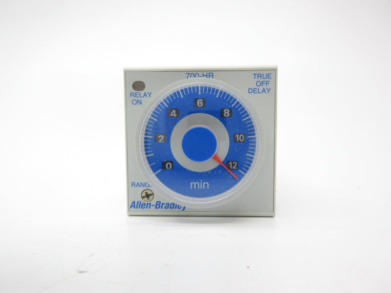ALLEN BRADLEY 700-HRQN2HA12 SER. C 100-120VAC 0-12MIN (WH) NSMP