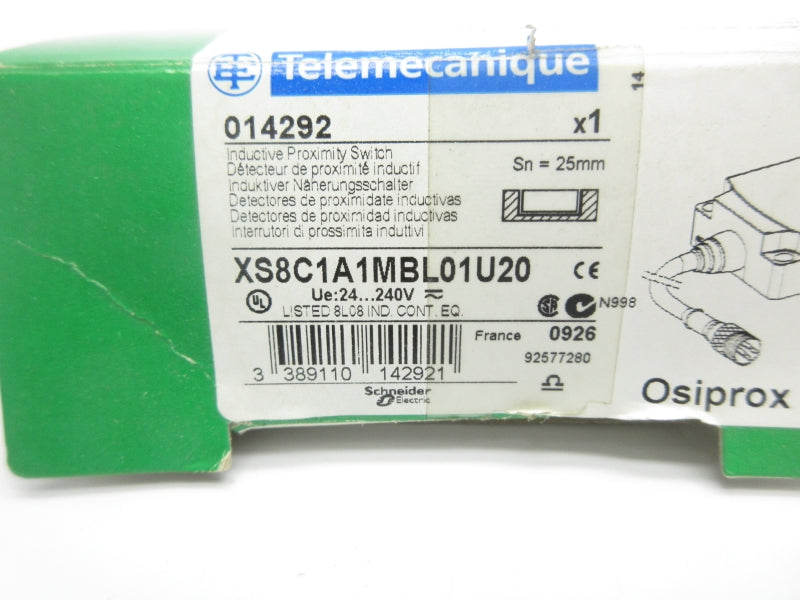 TELEMECANIQUE XS8C1A1MBL01U20 24-240V NSMP