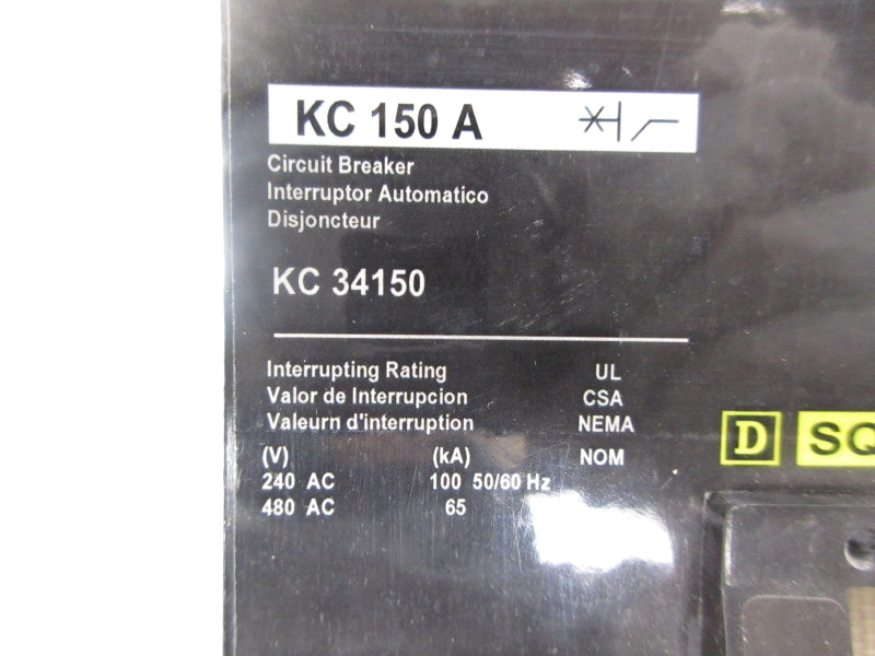 SQUARE D KC34150 480VAC 150A (BLACK) NSNP
