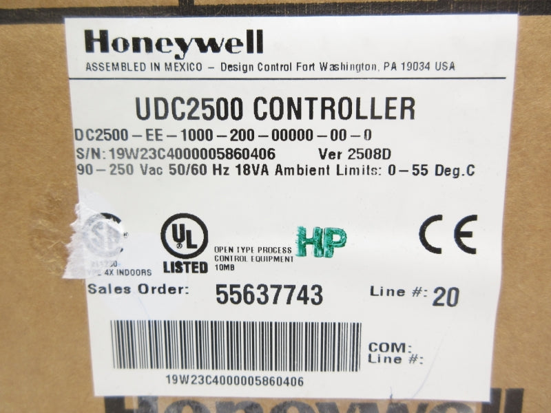 HONEYWELL DC2500-EE-1000-200-00000-00-0 90-250VAC NSMP