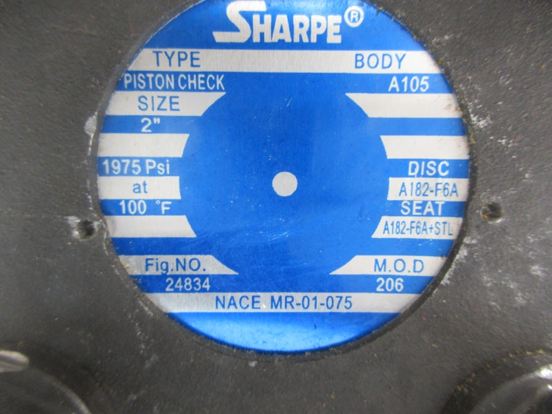 SHARPE NACEMR-01-075 1975PSI 100'F 2" NSNP