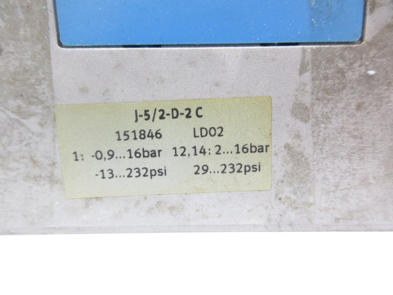 FESTO J-5/2-D-2C 151846 -13-232PSI UNMP