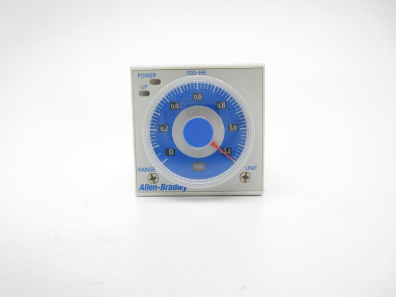 ALLEN BRADLEY 700-HRM12TA17 SER. D 100-240VAC 0.05S-300H (WH) NSMP