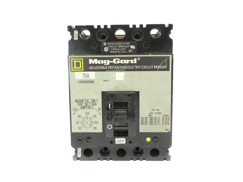 SQUARE D FHP3601513M SER. 2 15A (GREY) UNMP
