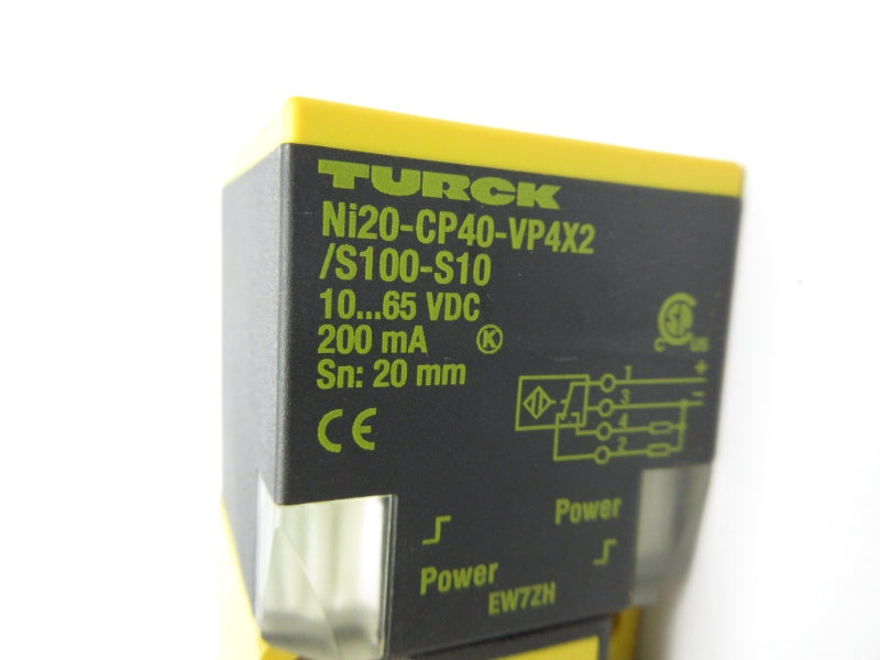 TURCK NI20-CP40-VP4X2/S100-S10 10-65VDC UNMP