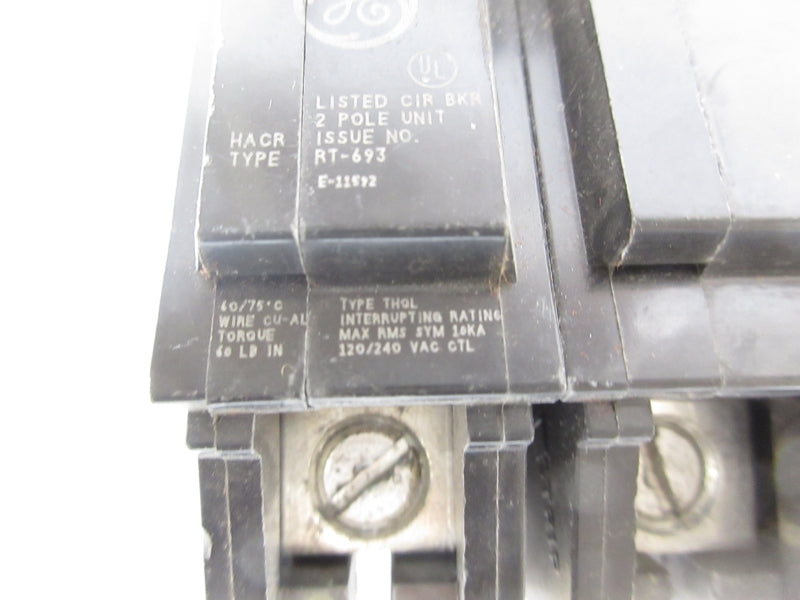 GENERAL ELECTRIC THQL2125 120/240VAC 125A UNMP