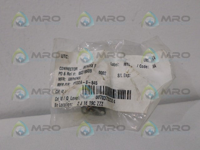 AMPHENOL PT02A-8-84S CONNECTOR * NEW IN FACTORY BAG *