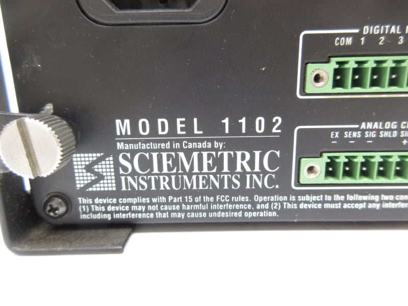 SCIEMETRIC INSTRUMENTS 1102 NSNP